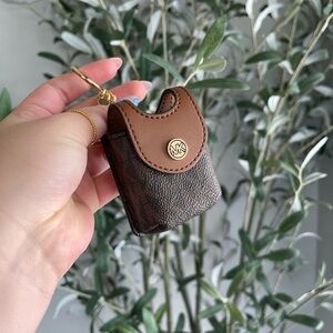 Michael Kors hand sanitizer holder keychain